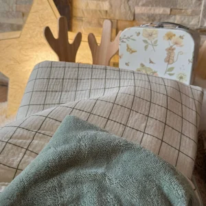 Couverture Double Gaze à Motifs / Jacques Vert De Gris