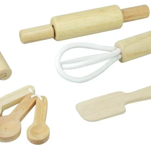 Ustensiles de pâtisserie en bois – jeu d’imitation dès 3 ans | PlanToys