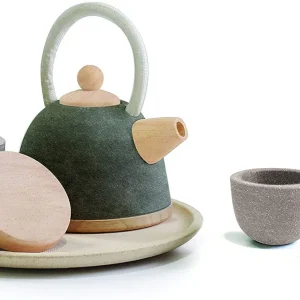 Service à thé en bois – jeu d’imitation dès 2 ans | PlanToys