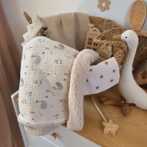 Couverture Double Gaze à Motifs / Alba