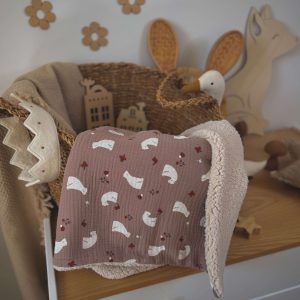 Couverture Double Gaze à Motifs / Kizou