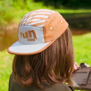 Casquette Rayée Sable Dorée