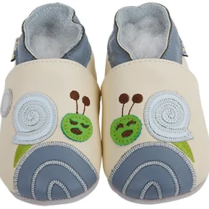 CHAUSSONS CUIR SOUPLE DODO D’ESCARGOT