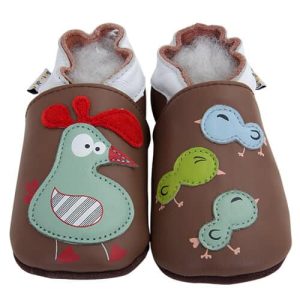 CHAUSSONS CUIR SOUPLE POULAILLER