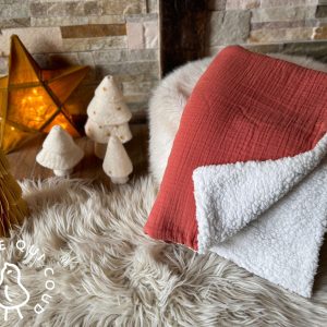 Couverture Double Gaze / Marsala