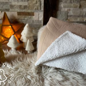 Couverture Double Gaze Unie / Lin