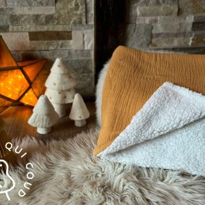 Couverture Double Gaze / Blé