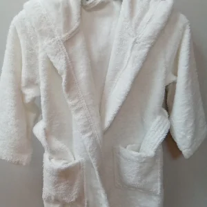 Peignoir enfant avec capuche 5/6 ans