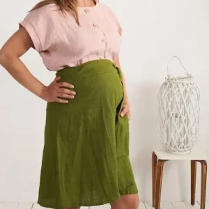 Jupe de grossesse en lin