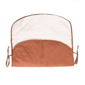 Matelas à langer en coton marron