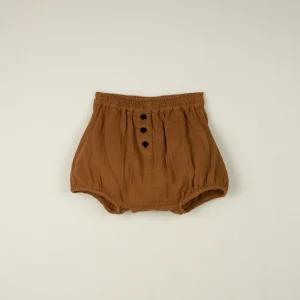 Bloomer Anton cannelle gaze de coton bio - POPELIN