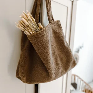 Cabas Mom-Bag Chunky Teddy Chocolat - STUDIO NOOS