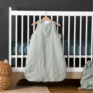 Gigoteuse d'été en coton bio froissé - 6/18 mois - Kadolis