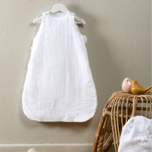 Gigoteuse d'été en coton bio froissé - 0/6 mois - Kadolis