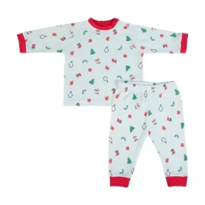 Pyjama Noël 2 pièces en coton « Matin de Décembre »