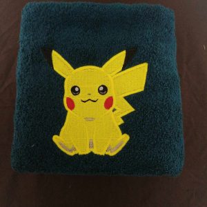 Drap de bain brodé En éponge Okeo Tex 50*100