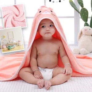 Sortie de bain pour bébé avec capuche | BabyTowel™